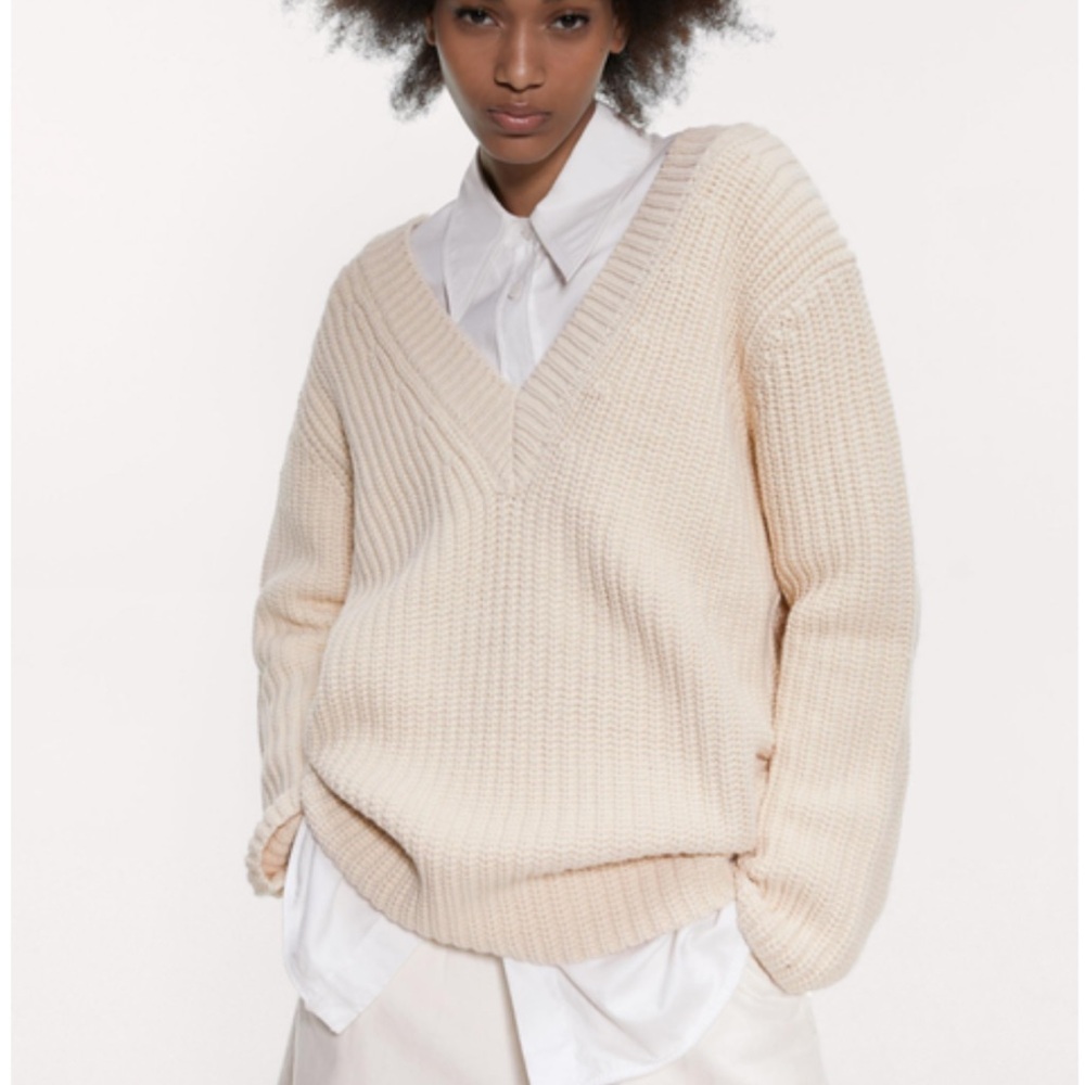 Zara Chunky Oversized Knit Sweater